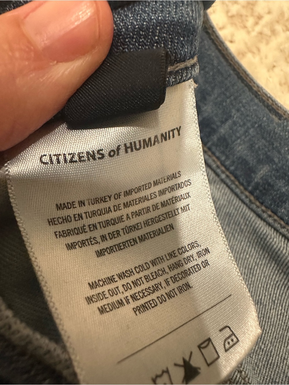 Citizens of Humanity Isola Bootcut Cropped Jeans Size 30 Vintage Wash Raw Hem - Picture 8 of 10